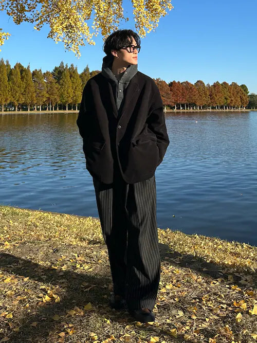 WETTEMPT
2 TUCK EASY STRIPE SLACKS