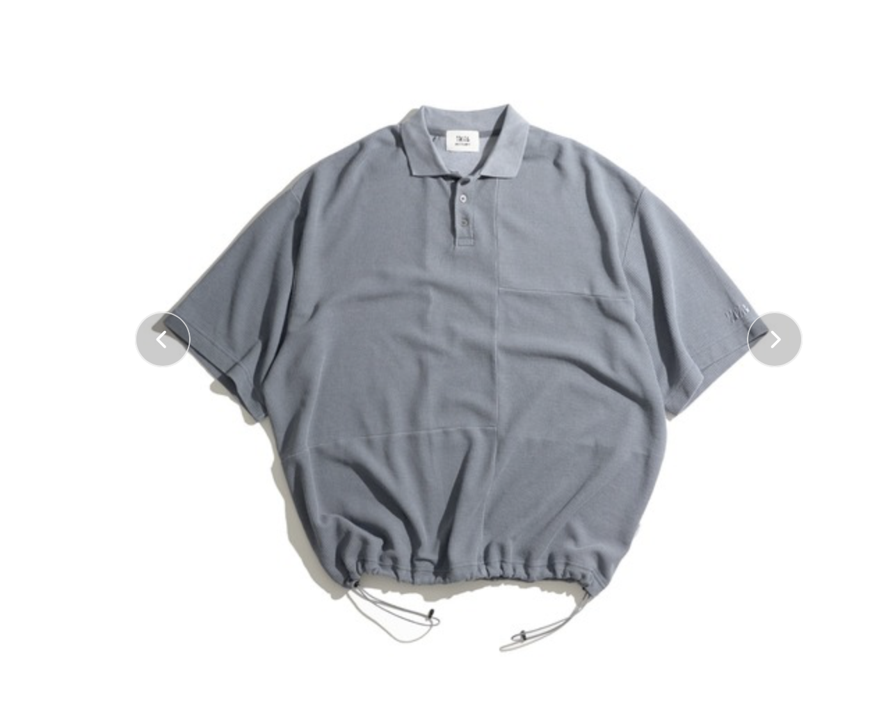 WETTEMPT / SWITCHING PIGMENT WAFFLE POLO / 切り替えピグメントワッフルポロ