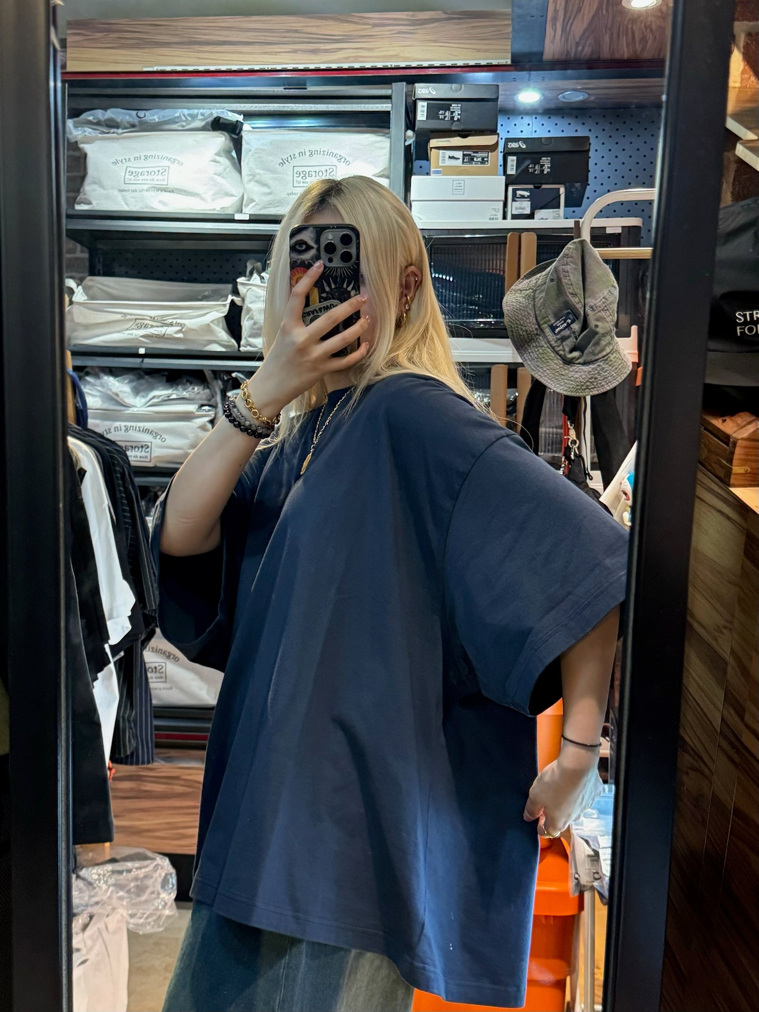 SEE SEE 京都限定 
SUPER BIG FLAT POCKET TEE