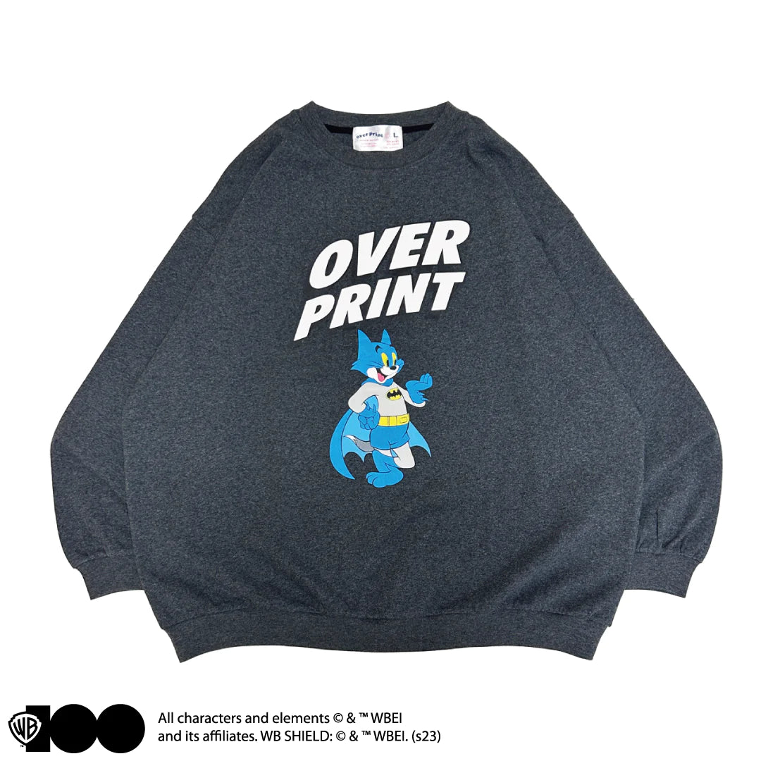 特價商品不享有其他優惠 Over Print / Tom And Jerry as Batman Sweatshirts Like L/s Tee - Warner Bros