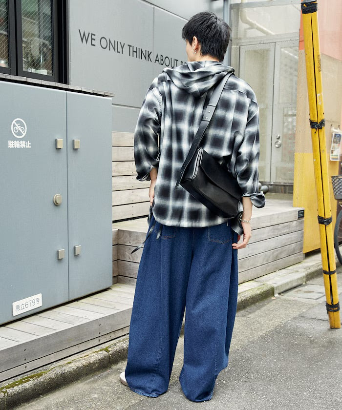 PUBLUX
Tucked twill Pants