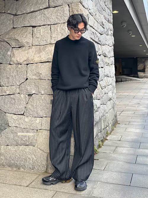 WETTEMPT
2 TUCK EASY STRIPE SLACKS