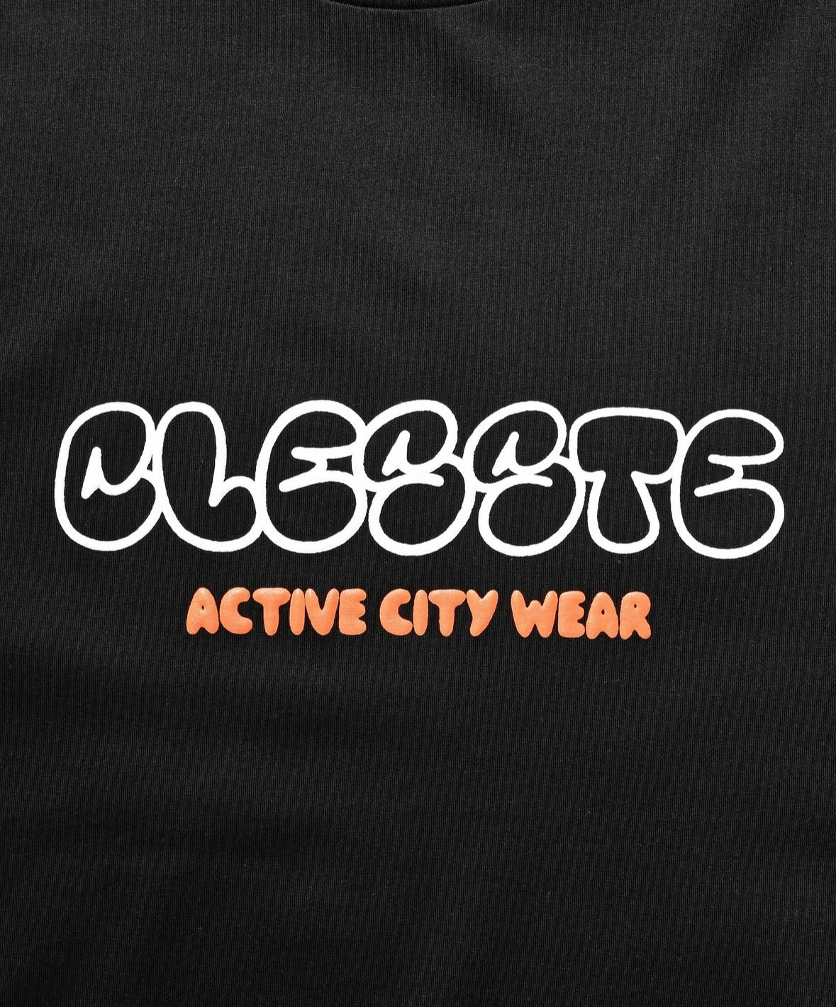 CLESSTE BUBBLE LOGO PRINT MASSIVE T-SHIRT WITH DRAWSTRINGS