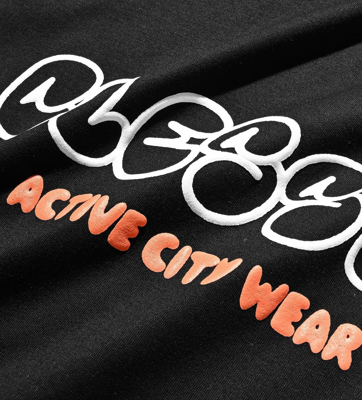 CLESSTE BUBBLE LOGO PRINT MASSIVE T-SHIRT WITH DRAWSTRINGS