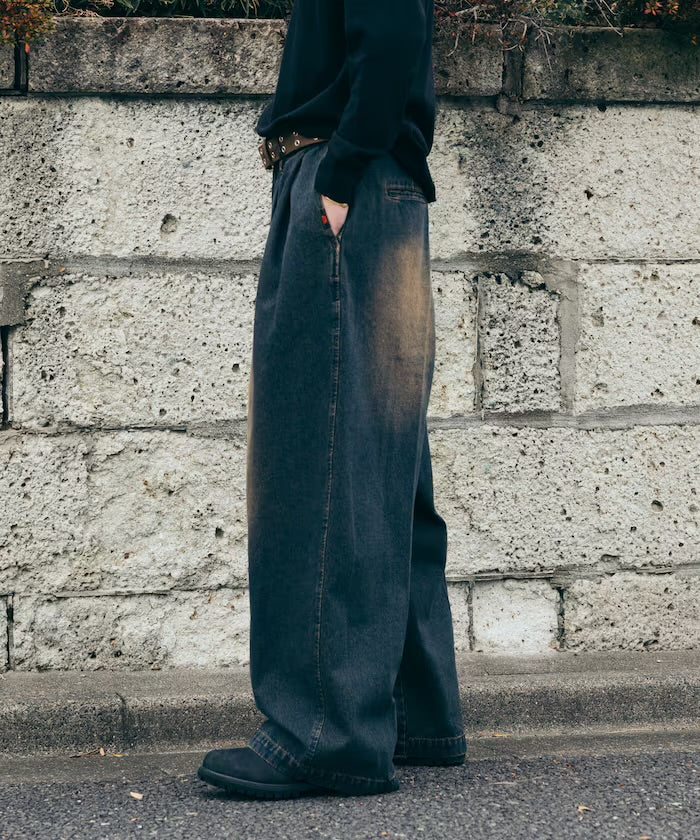 RED KAP
別注 SMU PT-38 2TUCK BAGGY WIDE DENIM PANTS