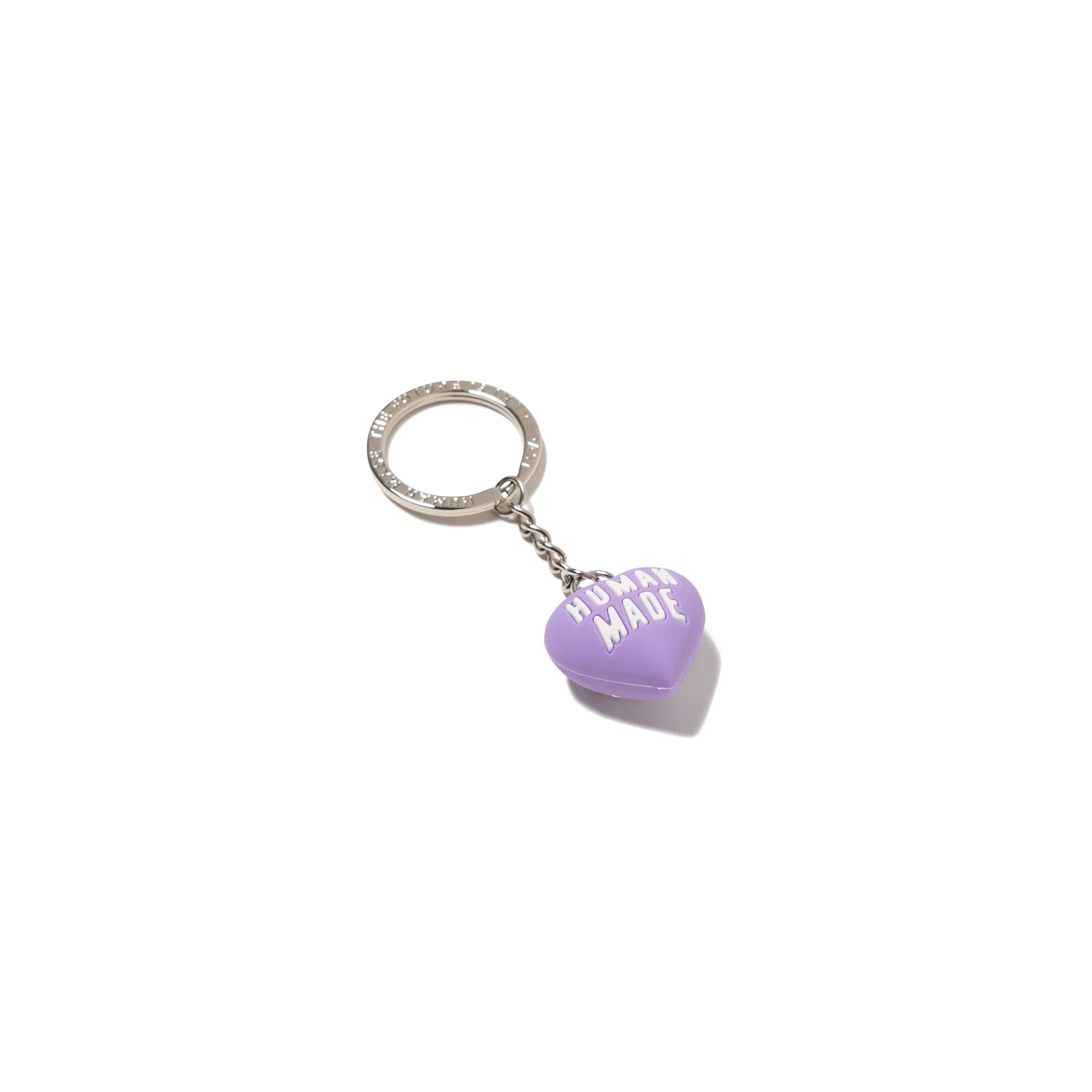 Human Made heart rubber keychain