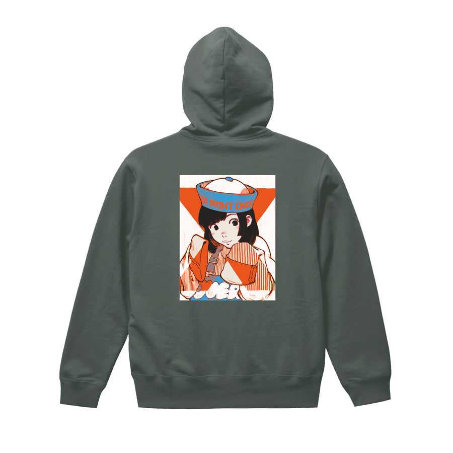 特價商品不享有其他優惠 Over Print / Pop Art Back Pile Hoodie Ver:15 - 火寺企画