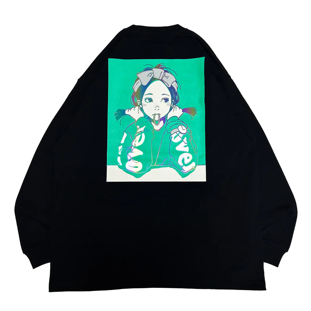 特價商品不享有其他優惠 Over Print / Pop Art Heavy LS Tee Ver:1 AURORA REFLECTOR