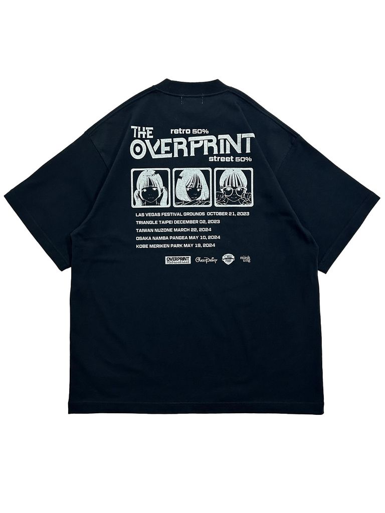 Over Print 3piece band Tee