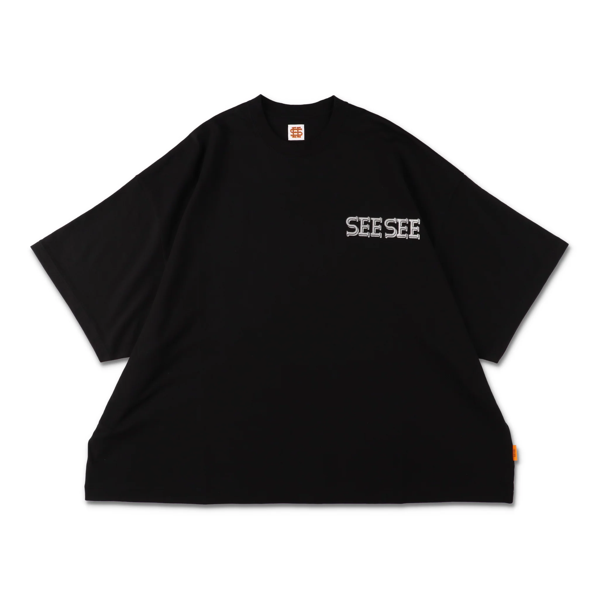 SEE SEE SUPER BIG FLAT TEE REFLECTOR FONT LOGO【10-2】【10-3】