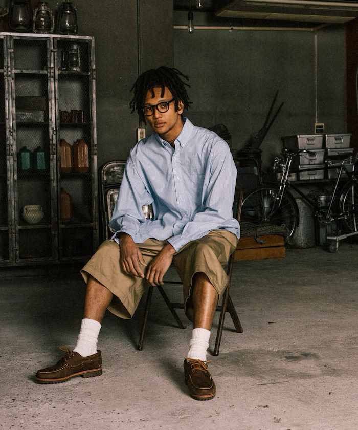 Freak's Store / RED KAP 別注 2TUCK BAGGY WIDE TWILL SHORTS PANTS