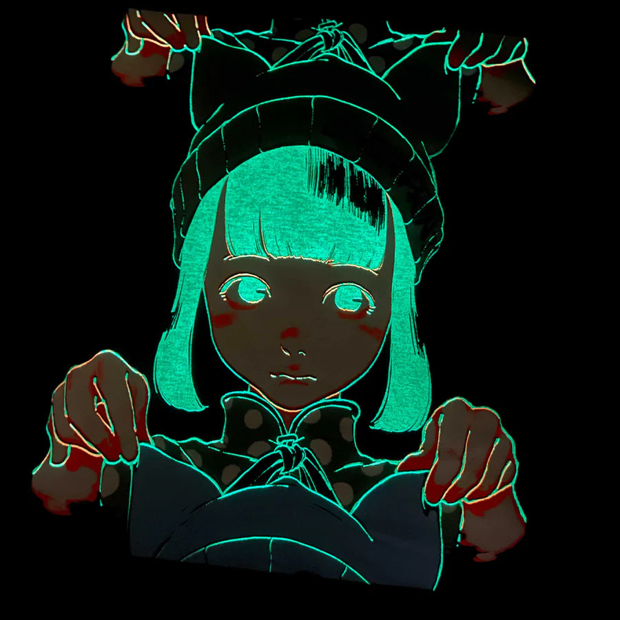 Over Print / POP ART Tee GLOW IN THE DARK