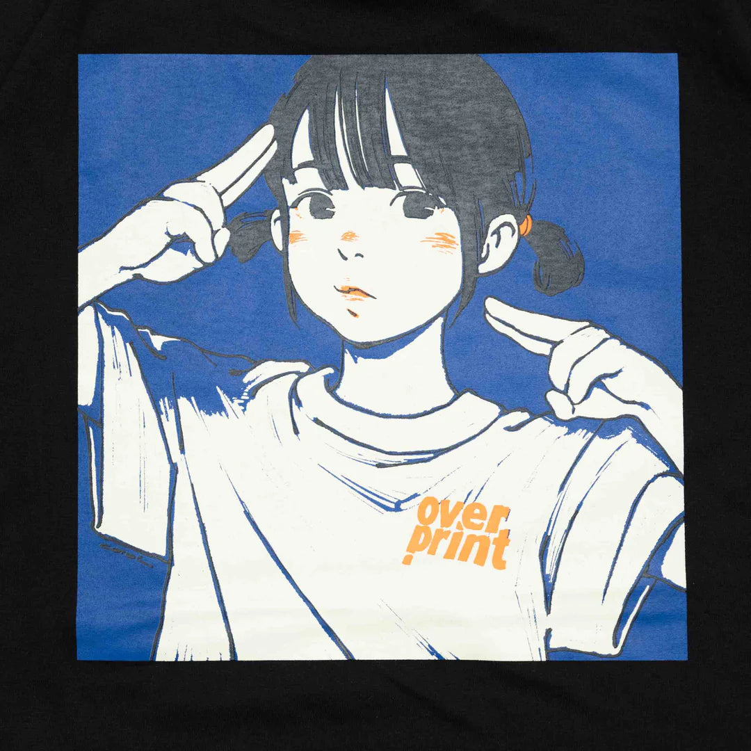 Over Print / POP ART Tee GLOW IN THE DARK