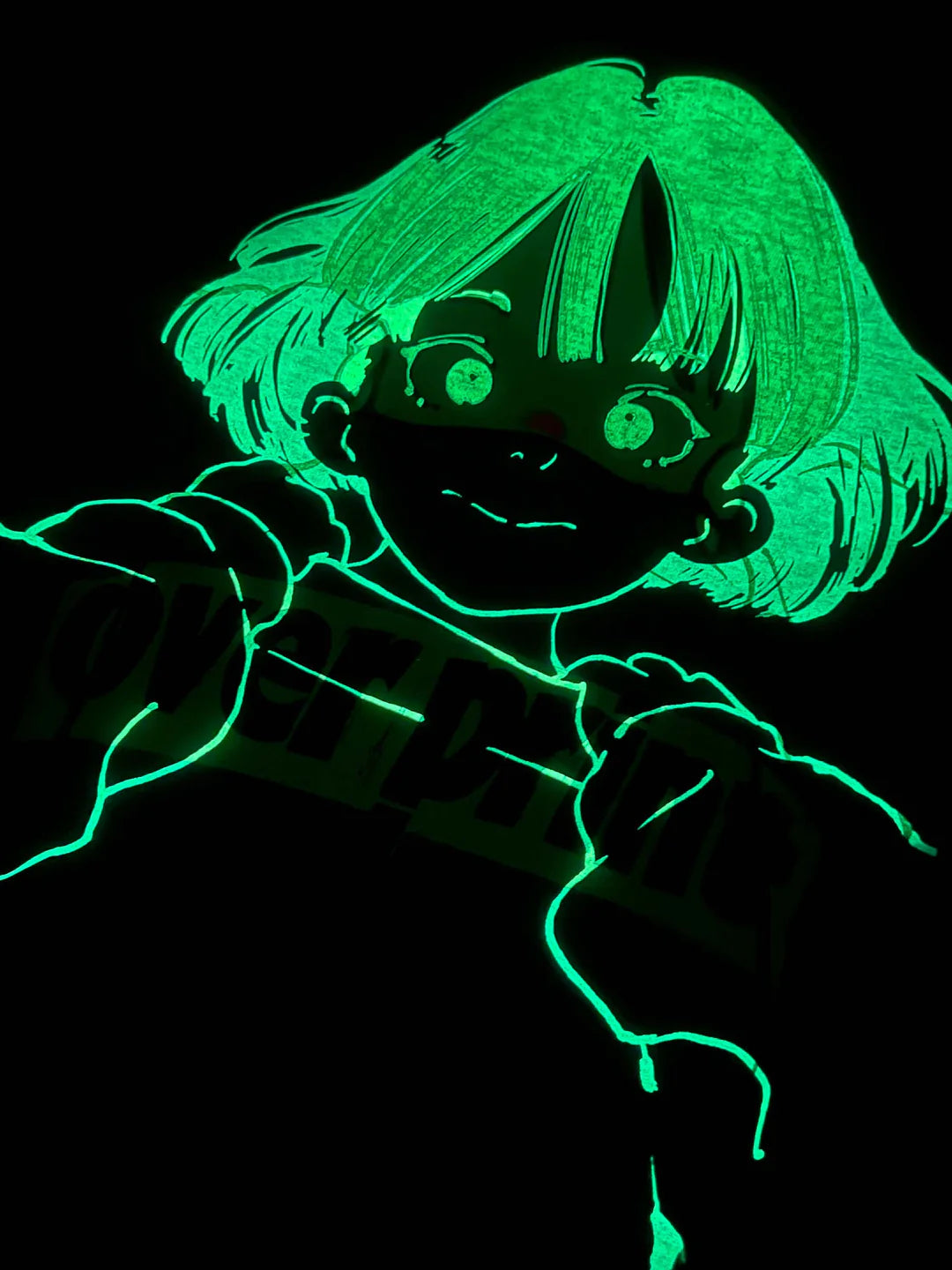 Over Print / POP ART Tee GLOW IN THE DARK