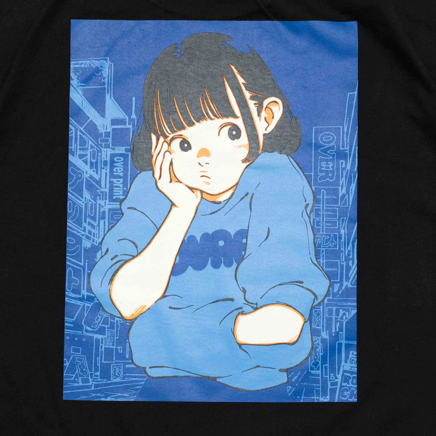 Over Print / POP ART Tee GLOW IN THE DARK