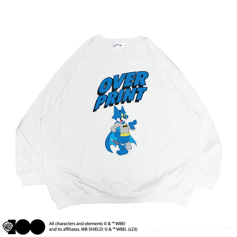 特價商品不享有其他優惠 Over Print / Tom And Jerry as Batman Sweatshirts Like L/s Tee - Warner Bros