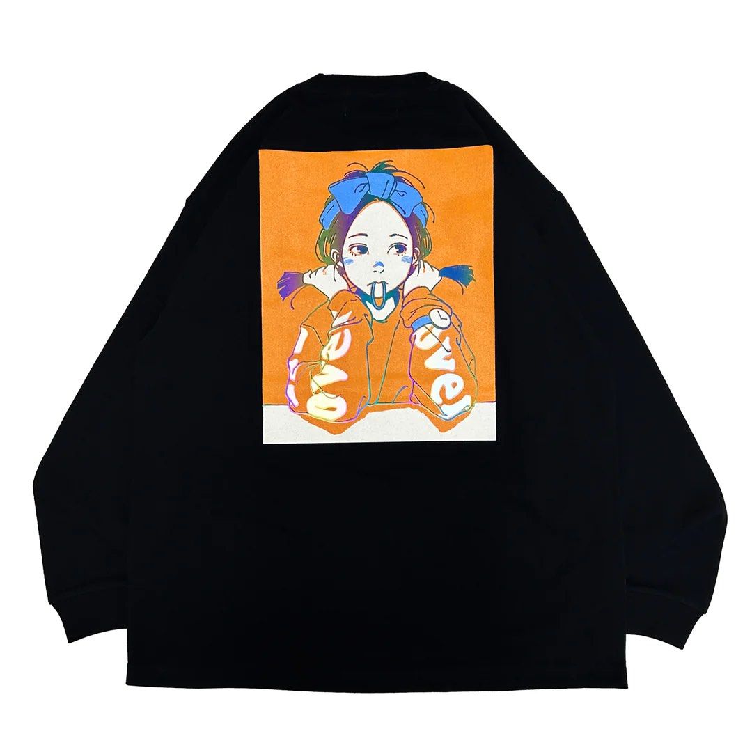 特價商品不享有其他優惠 Over Print / Pop Art Heavy LS Tee Ver:1 AURORA REFLECTOR