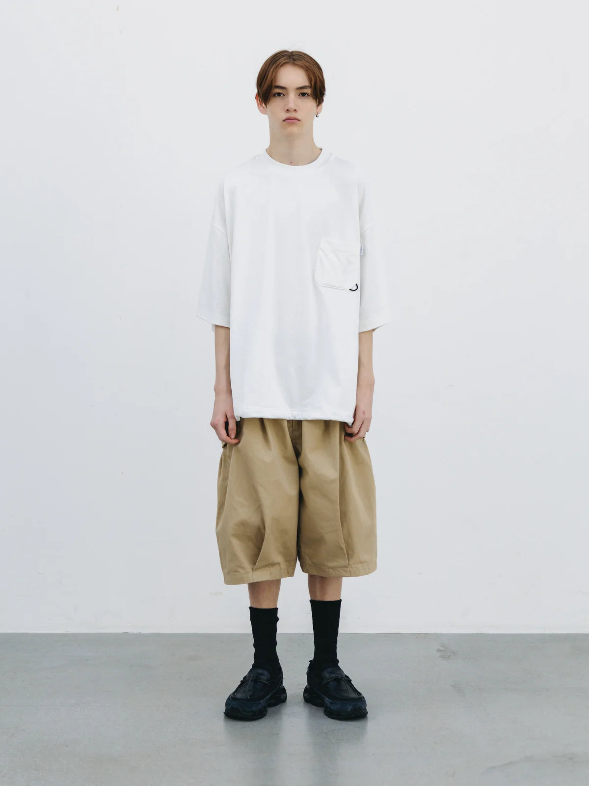 CLESSTE FLAP WIDE BALLOON HALF PANTS