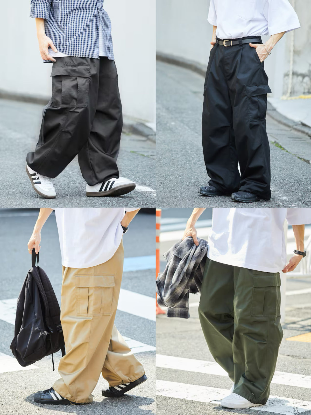 新款預訂 FREAK'S STOREWide silhouette vintage style cargo Pants [Limited products]