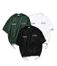 將圖片載入圖庫檢視器 新款預訂 CLESSTE
ENBROIDERY MASSIVE T-SHIRT WITH DRAWSTRINGS
