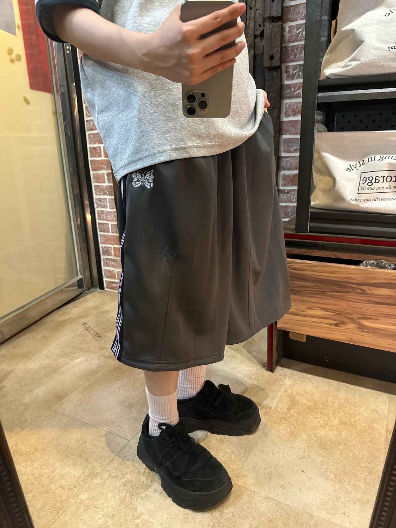Needles 26ss
別注 Track Short - Poly Smooth