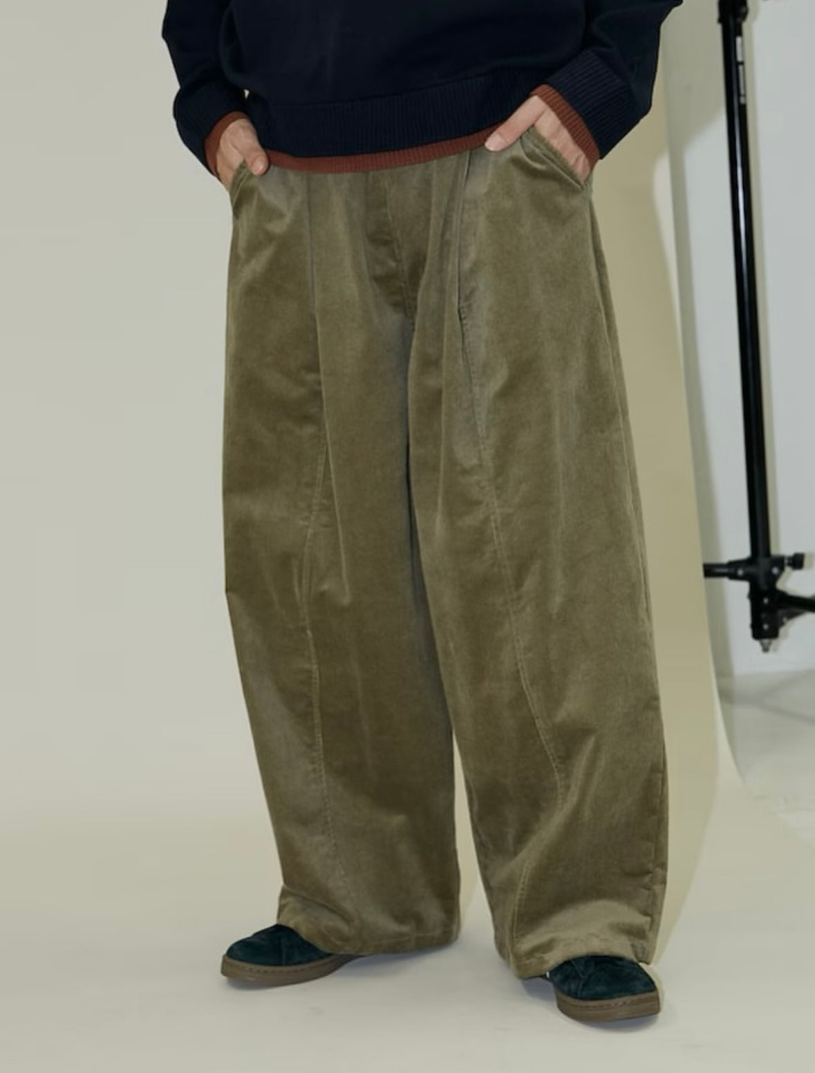 PUBLUX
Wide corduroy easy Pants[Limited products