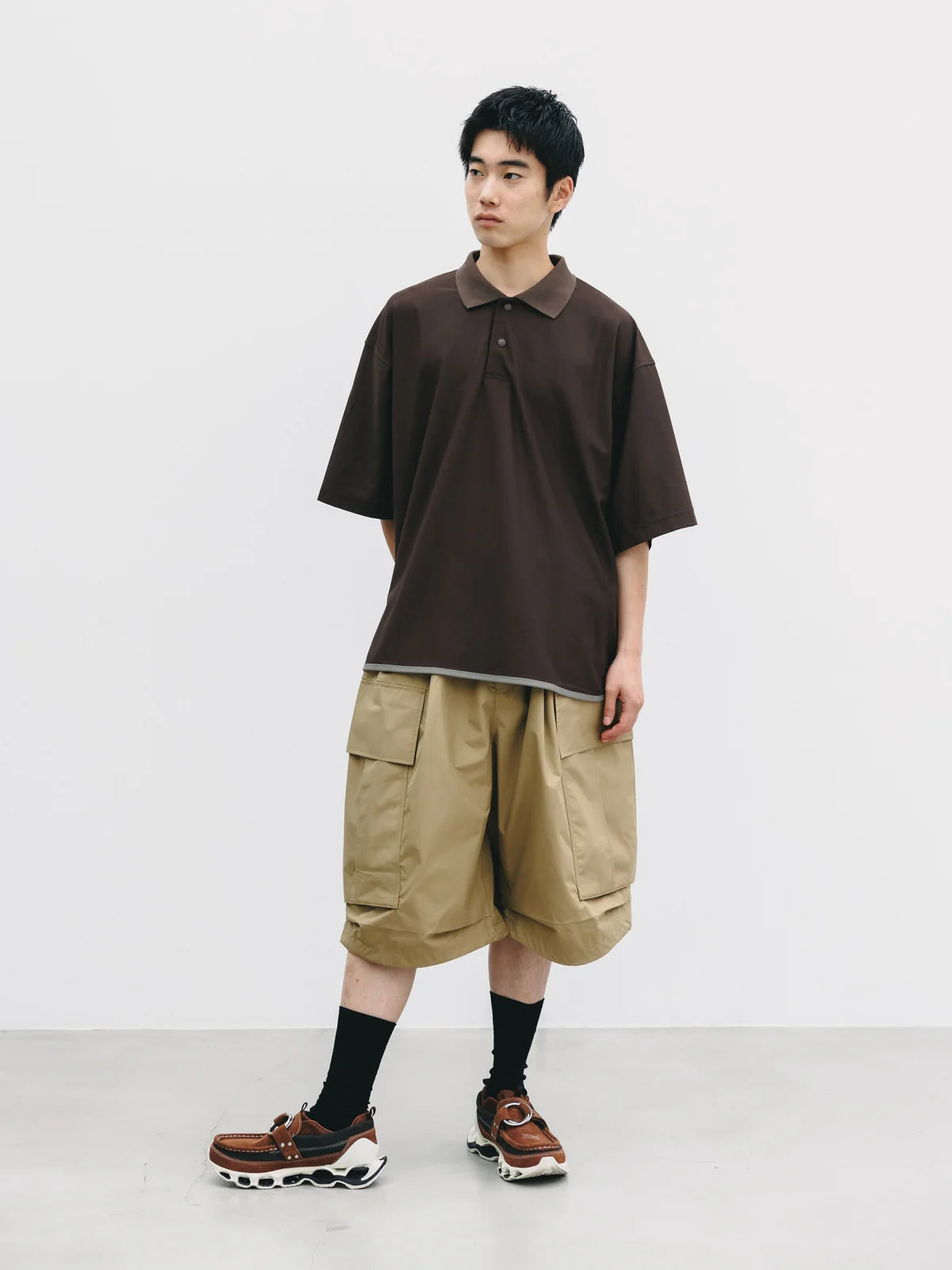 CLESSTE
+PHENIX WINDSTOPPER® BY GORE-TEX LABS CITY MEGA POCKET BALLOON CARGO HALF PANTS