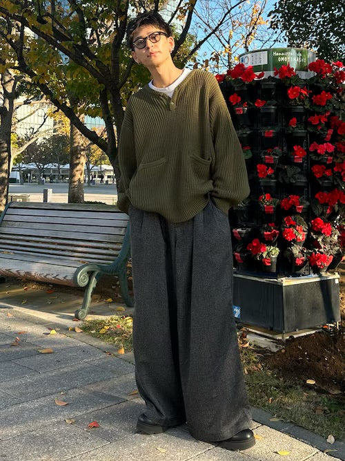 WETTEMPT
HENRY NECK RIB KNIT