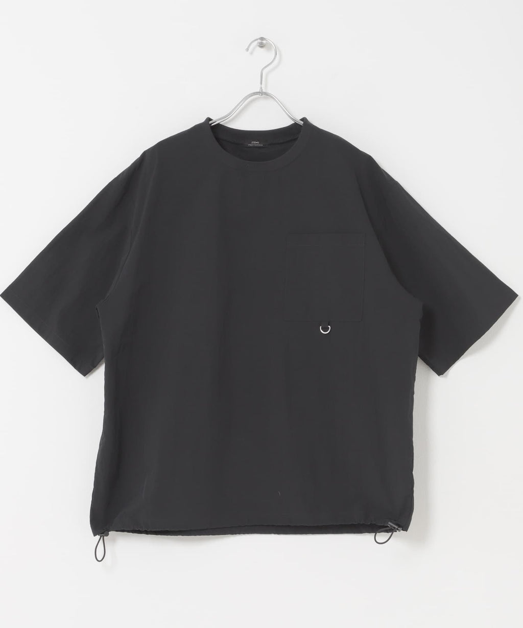 Urban Research Items Contact cold feeling/water repellent/easy care/UV cut" Taslan nylon crew neck drost T-shirt