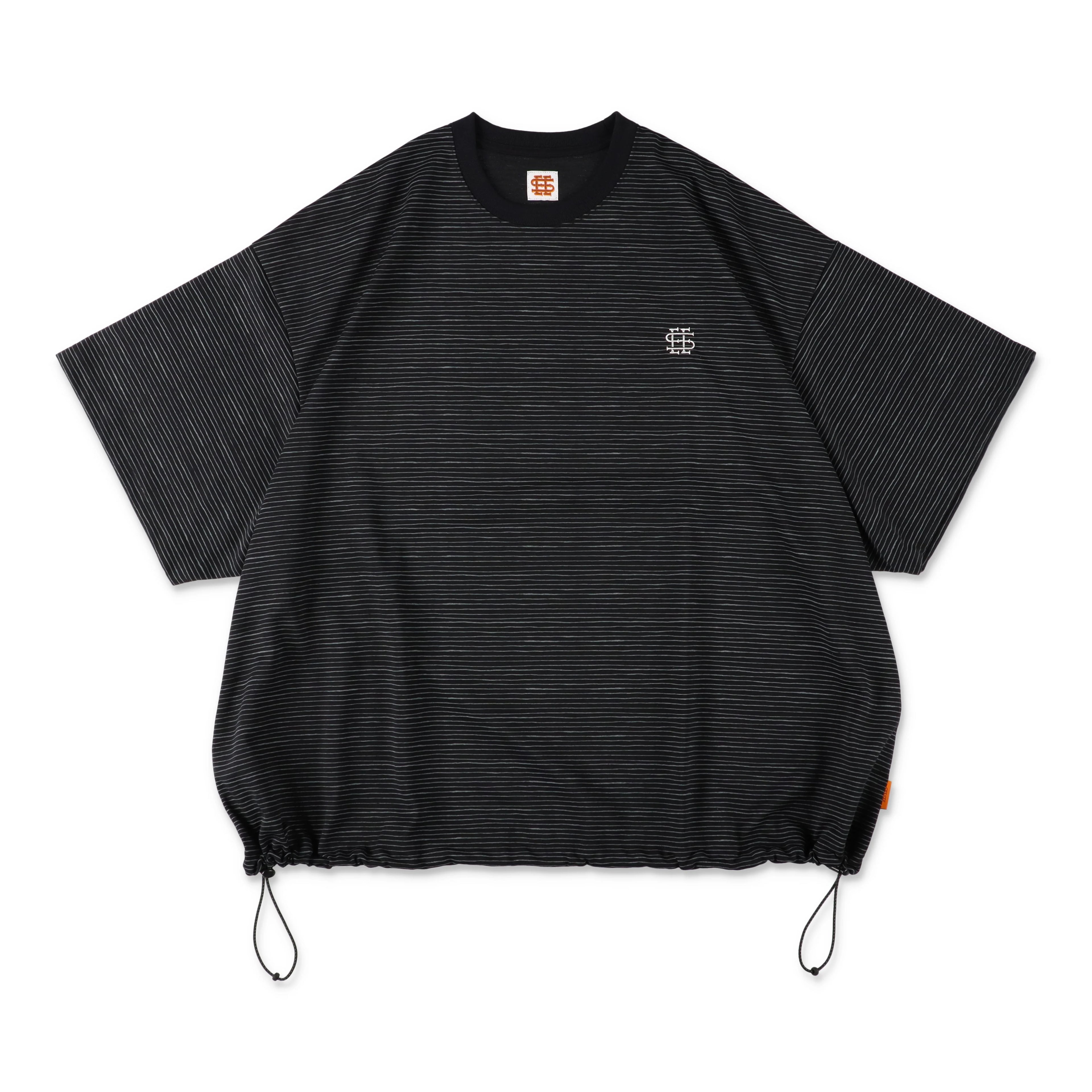 SEE SEE SUPER BIG BORDER SS W/DRAWSTRINGS TEE