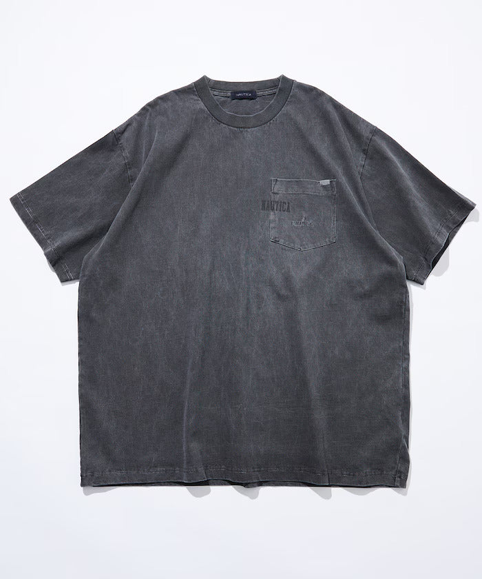 24SS Nautica / Pigment Dyed Hidden Logo S/S PKT Tee