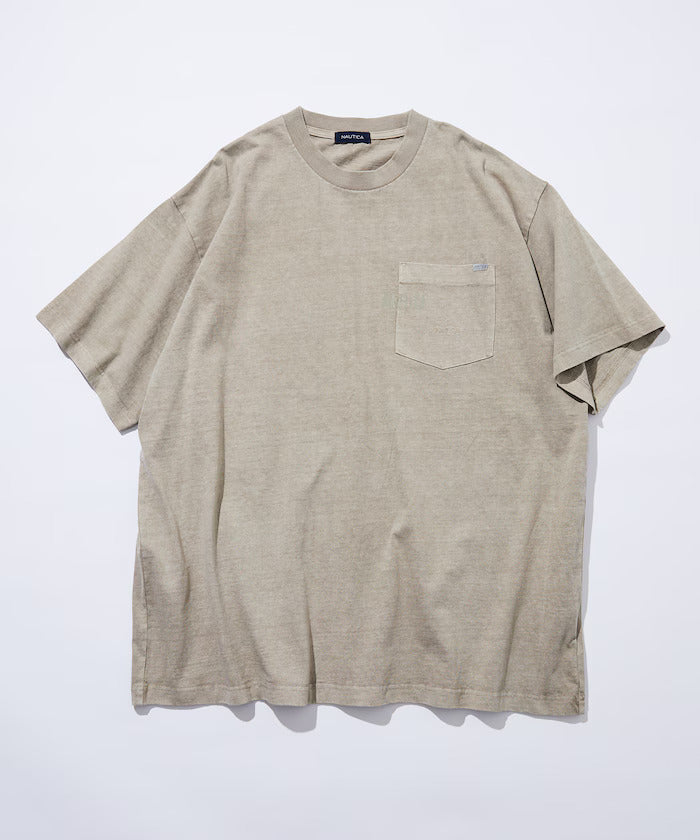 24SS Nautica / Pigment Dyed Hidden Logo S/S PKT Tee