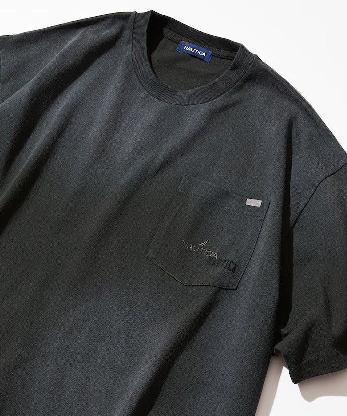 24SS Nautica / Garment Dyed Hidden Logo S/S PKT Tee