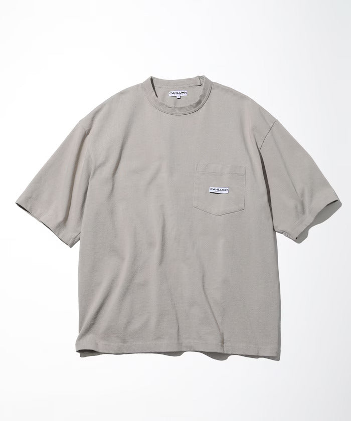 24SS CAHLUMN / Heavy Weight Jersey Pocket T-Shirt