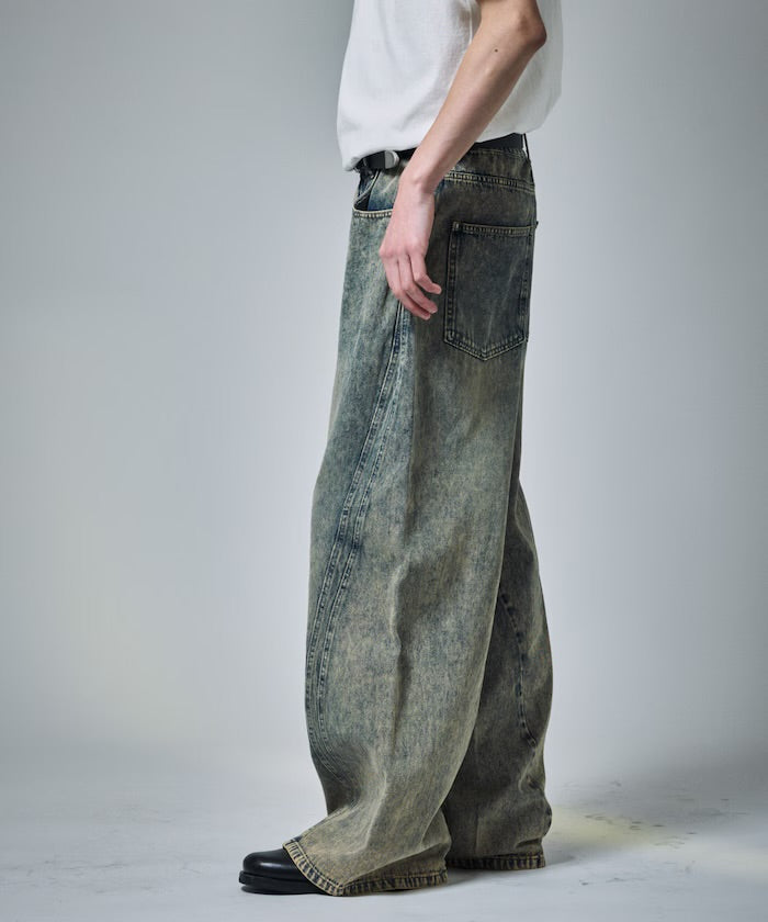 FREAK'S STORE
MR HEARTS
VINTAGE WASH CURVE LINE DENIM [限定展開]