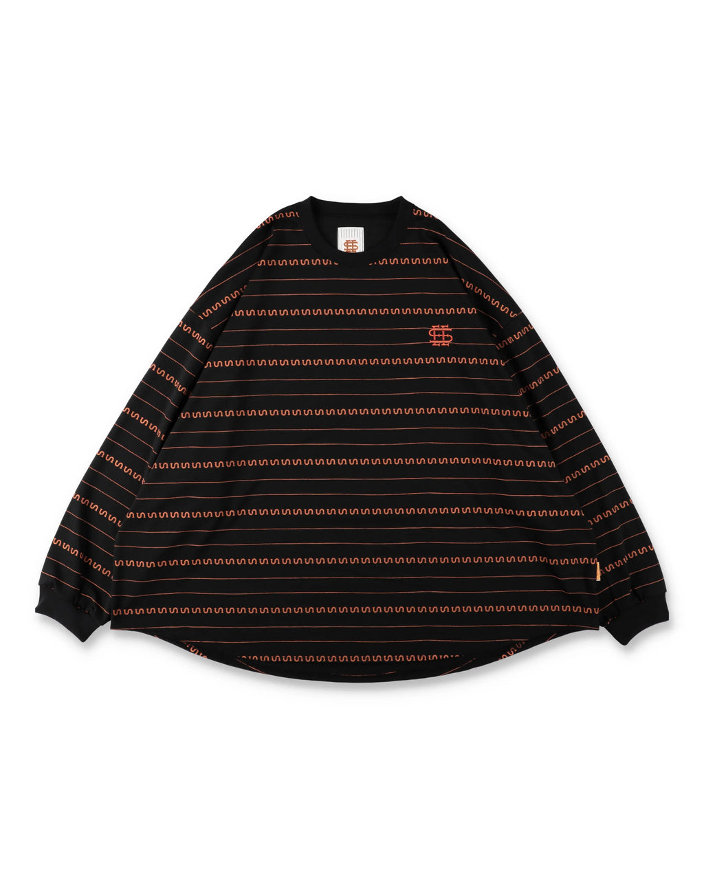 SEE SEE x S.F.C Super Big LS S Border Tech Tee