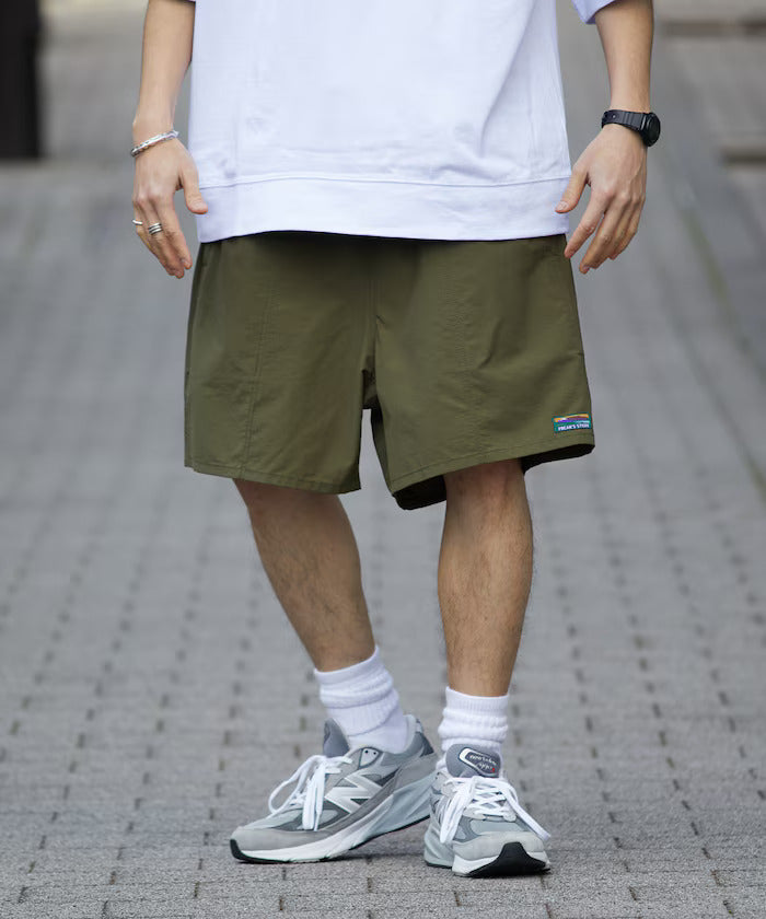Freak's Store / Cotton nylon packable easy shorts