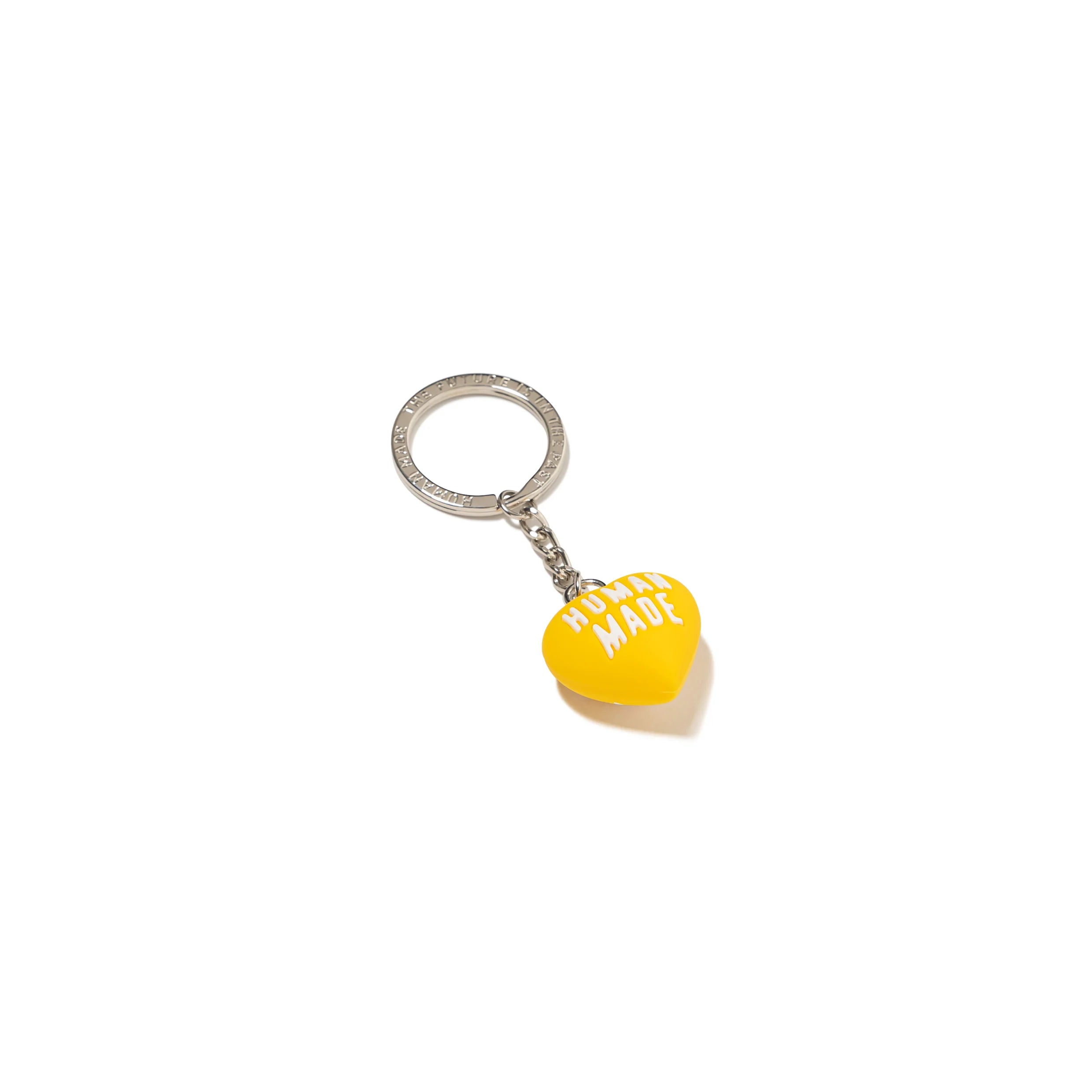 Human Made heart rubber keychain