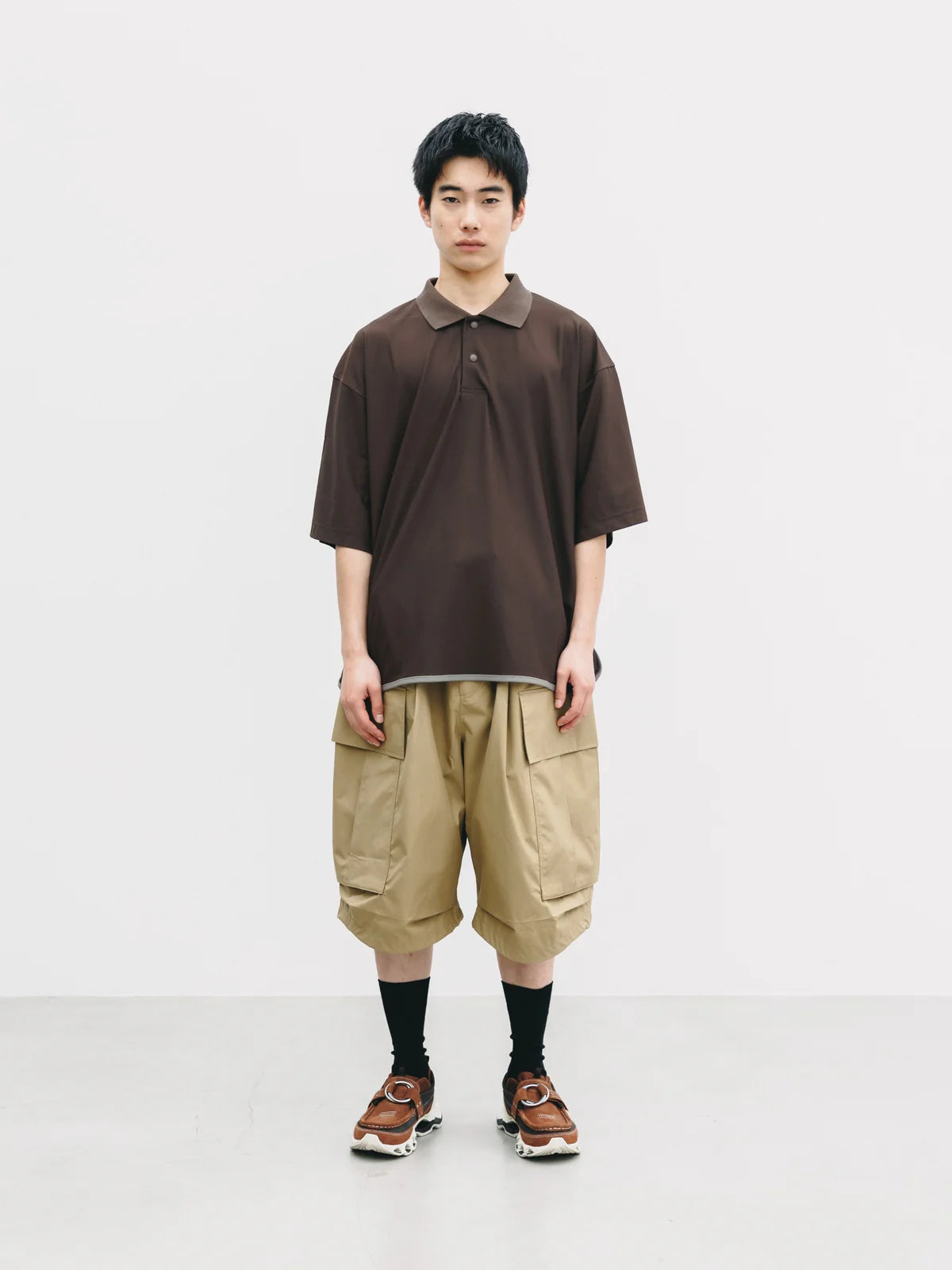 CLESSTE
+PHENIX WINDSTOPPER® BY GORE-TEX LABS CITY MEGA POCKET BALLOON CARGO HALF PANTS