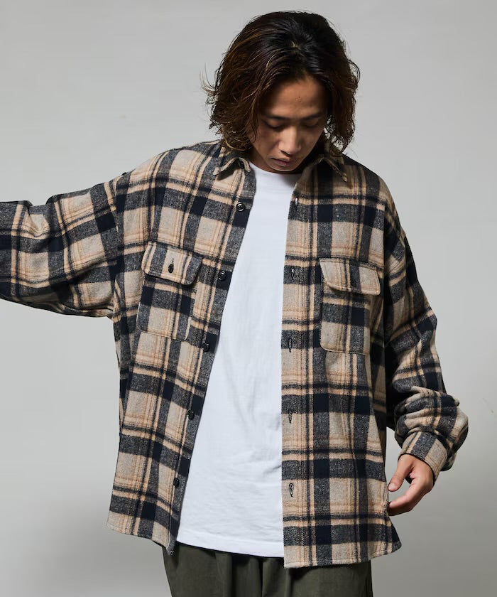 FREAK‘S STORE
Relax Fit Heavy Flannel Check Shirt