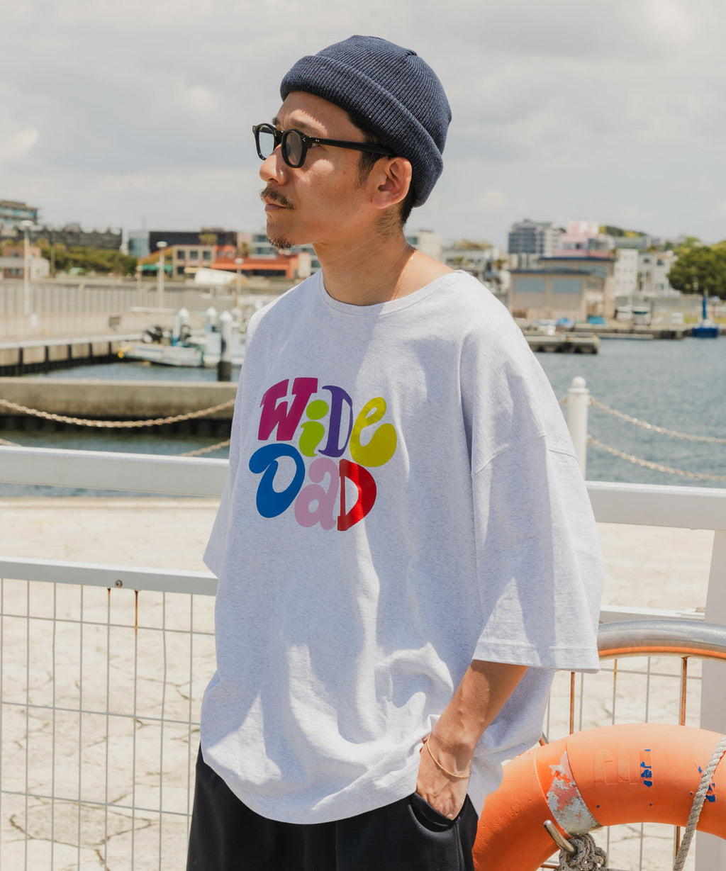 Wide Dad　GRAPHIC T-SHIRTS WITH HATCH