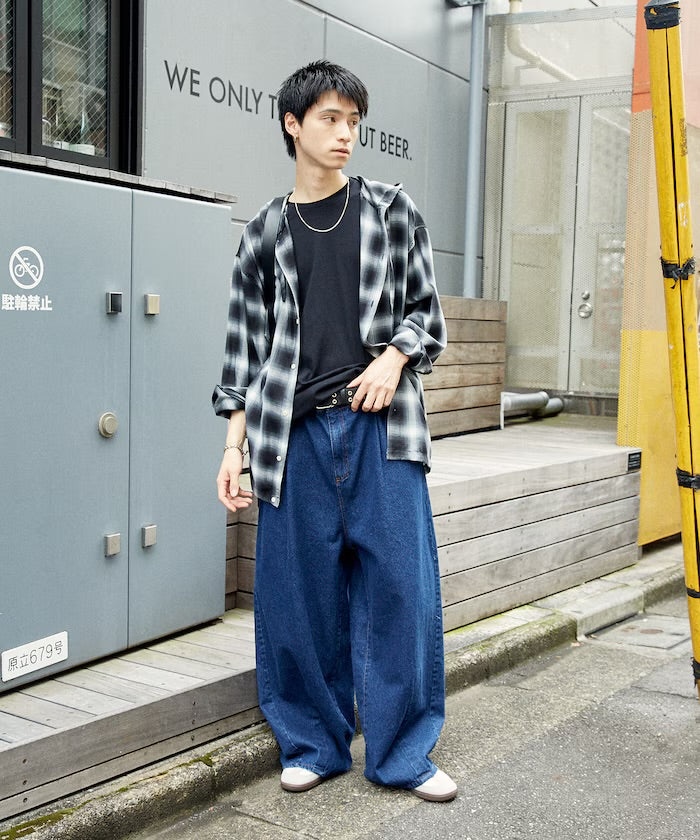 PUBLUX
Tucked twill Pants