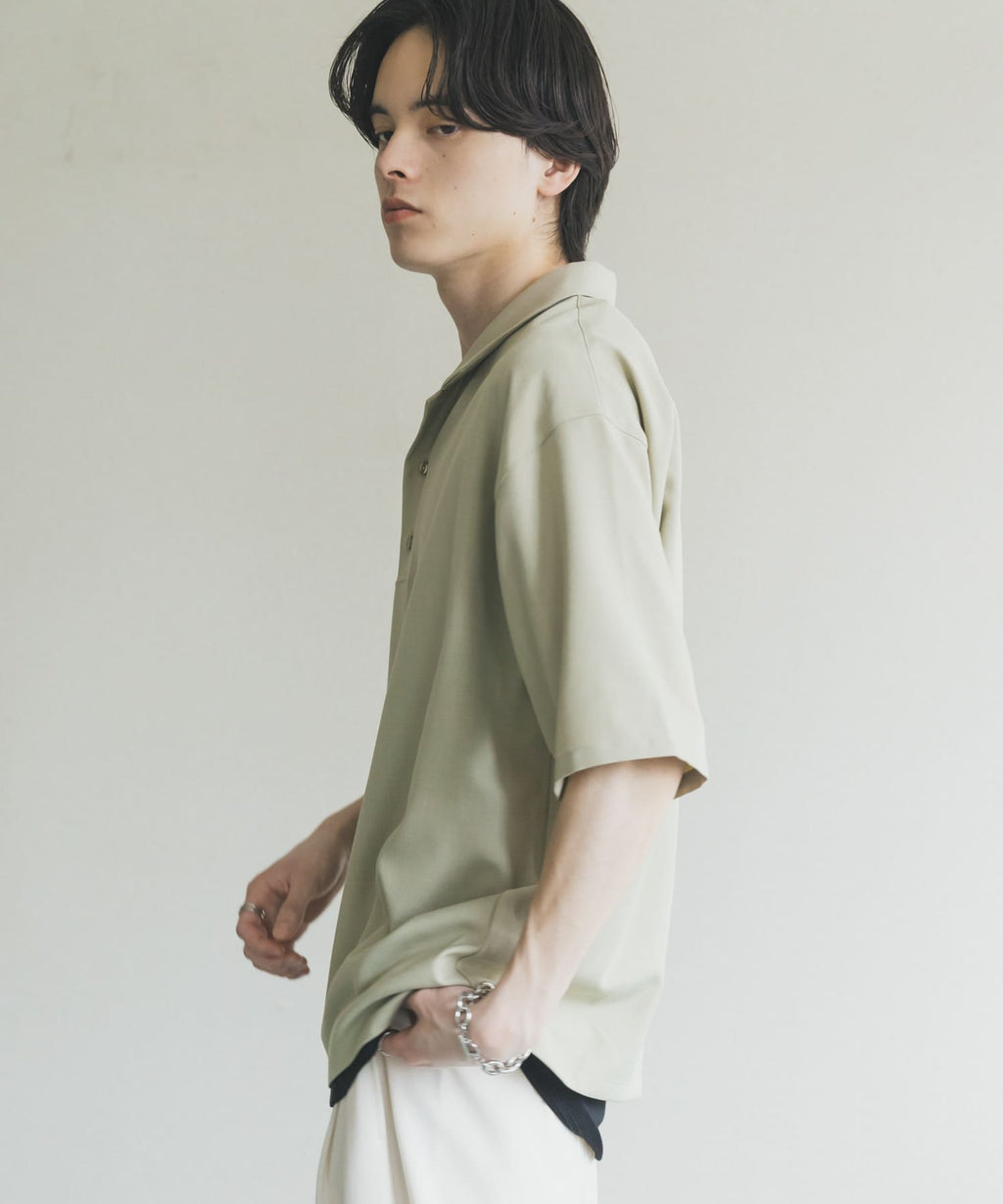 Urban Research SENSE OF PLACE
High Twist Pullover Short Sleeve Shirt