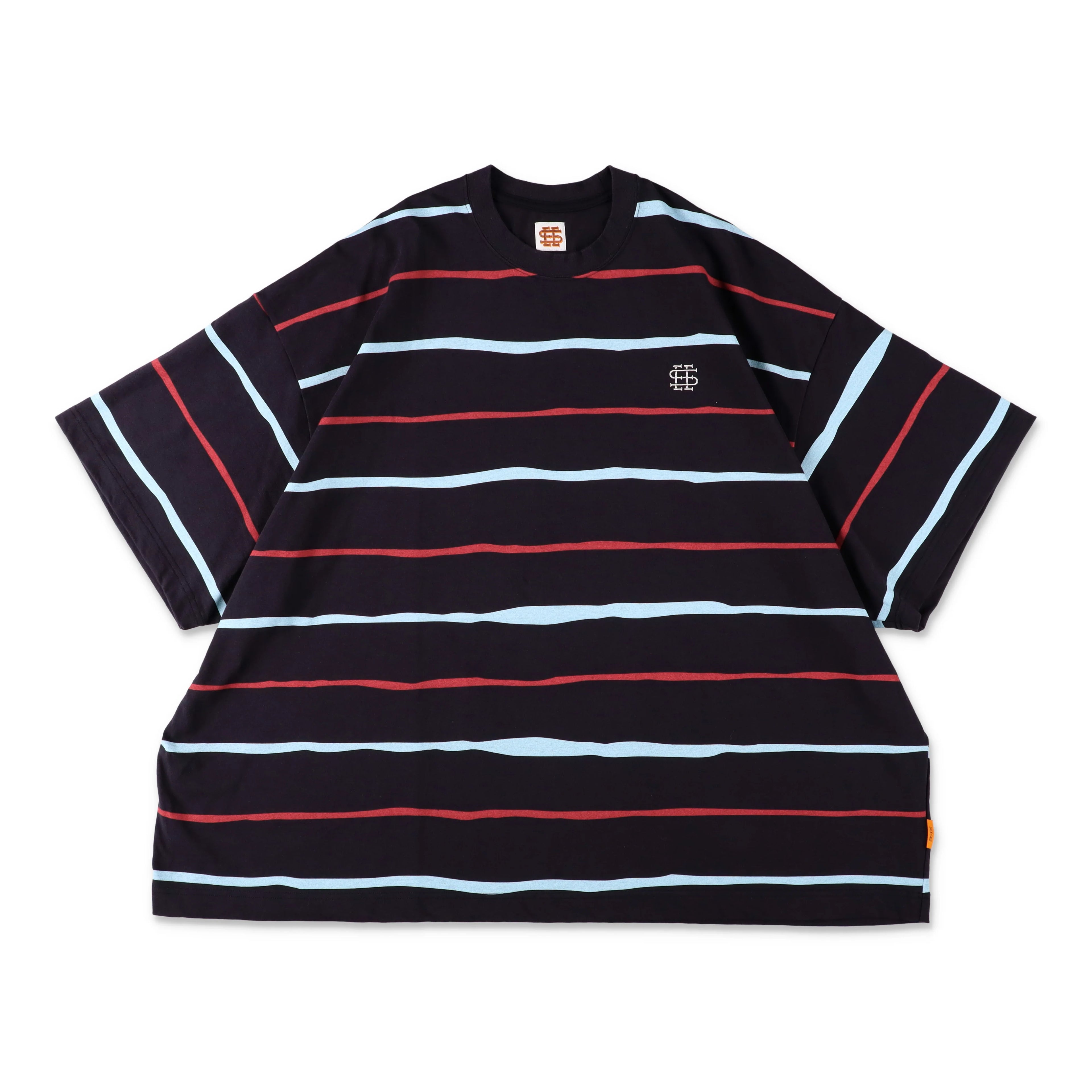 SEE SEE SUPER BIG BORDER SS FLAT TEE