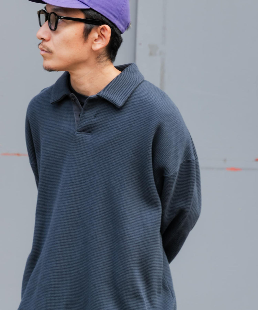 『UR TECH』Wide DAD TECH POLO PULLOVER