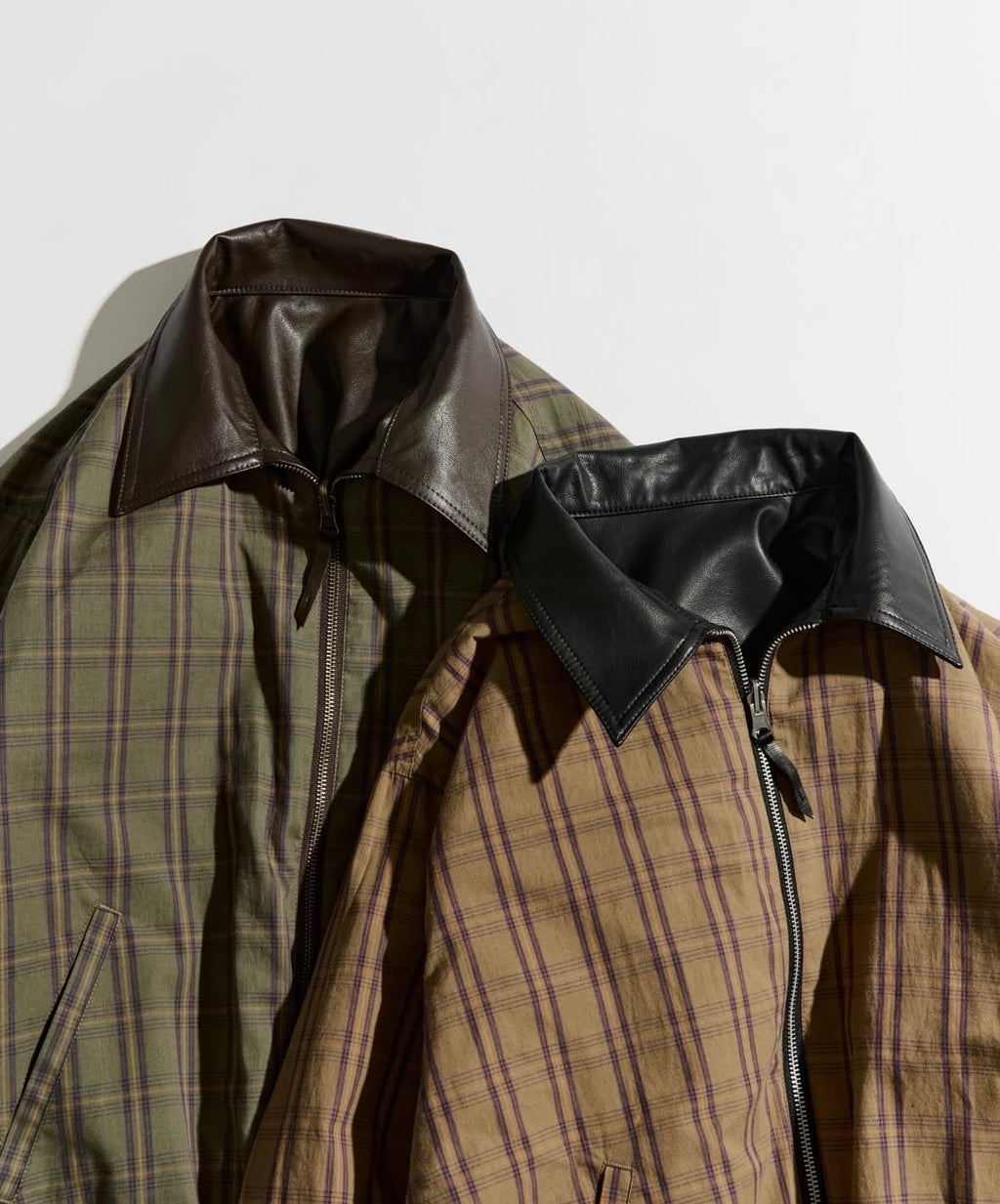 WETTEMPT REVERSIBLE CHECK SYNTHETIC BLOUSON