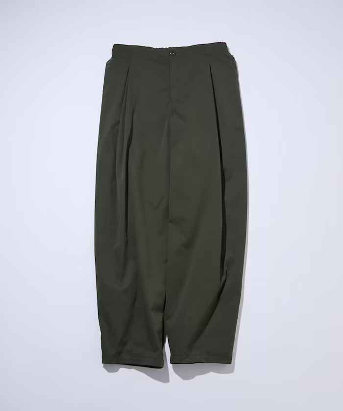 FREAK'S STORE
Easy Care Fabric Wide Silhouette Double Tuck Slacks