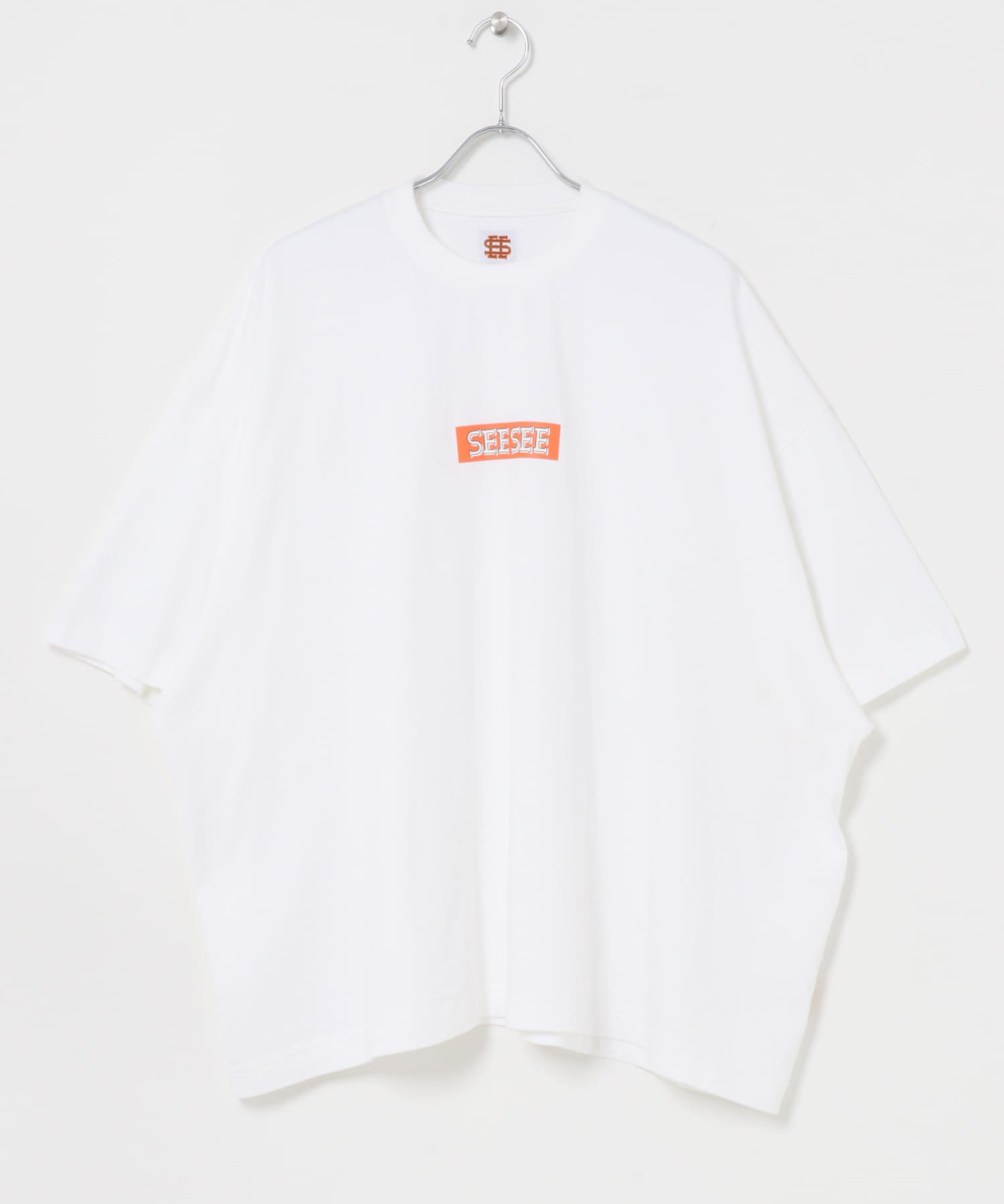 SEE SEE　SUPER BIG SQUARE LOGO TEE