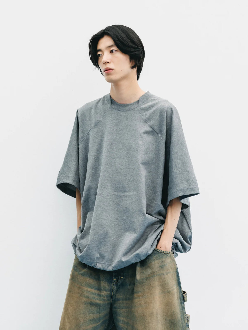 CLESSTE
BLANK GAME S/S T-SHIRT WITH DRAWSTRINGS