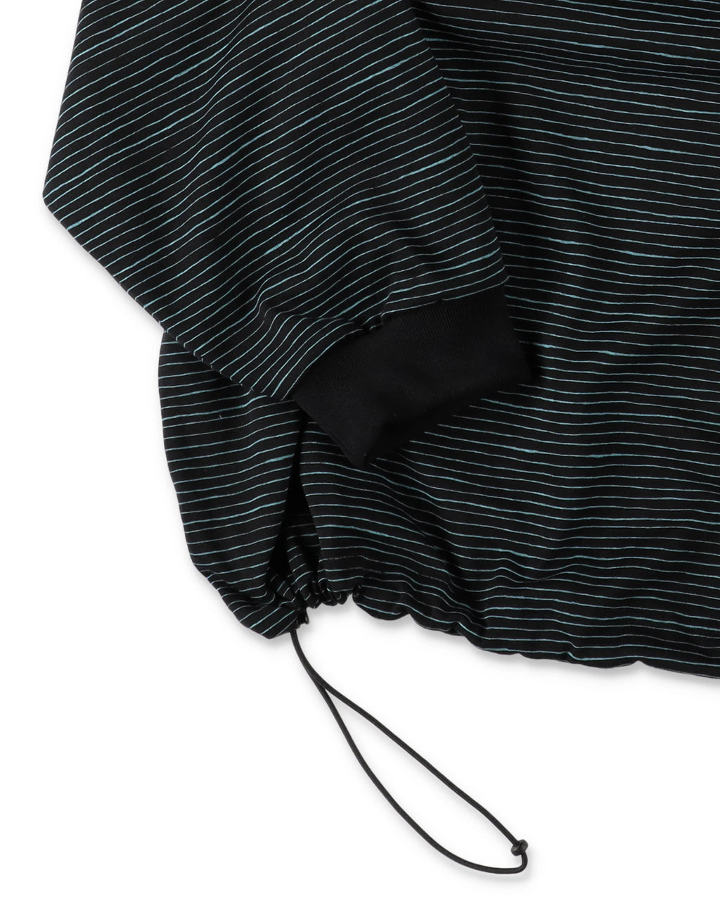 SEE SEE x S.F.C Super Big LS Border Tech Tee W Drawstrings